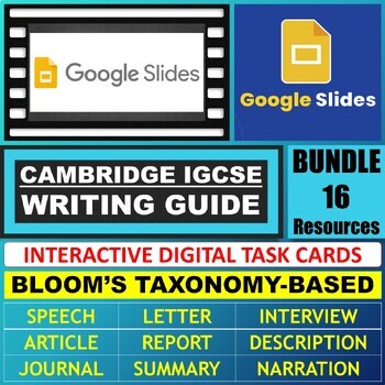 Preview of Comprehensive Reading and Writing Skills Bundle - Google Slides