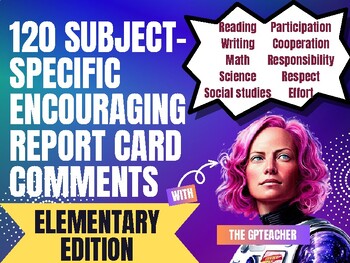 Preview of Comprehensive Report Card Comment Library: Elementary Edition