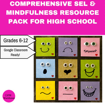 Preview of Comprehensive SEL & Mindfulness Resource Pack for High School
