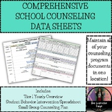 Comprehensive School Counseling Data Sheet and Tracker