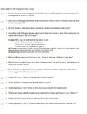 Comprehensive Short Answer Study Guide for The Tragedy of 