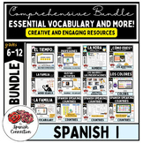 Comprehensive Spanish 1 Bundle - Essential Vocabulary for 