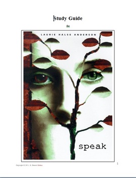 Preview of Comprehensive Study Guide for Speak Novel by Laurie Halse Anderson