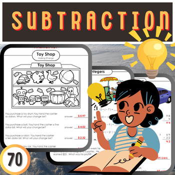 Preview of Comprehensive Subtraction Workbook: From Basic to Advanced
