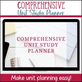 Comprehensive Unit Study Planner
