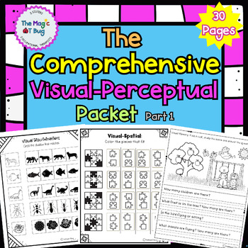 Preview of Comprehensive Visual Perceptual - Printable Activities - Occupational Therapy