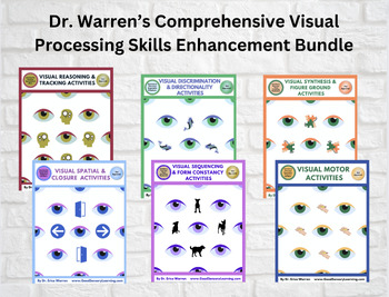 Preview of Comprehensive Visual Processing Skills Enhancement Bundle