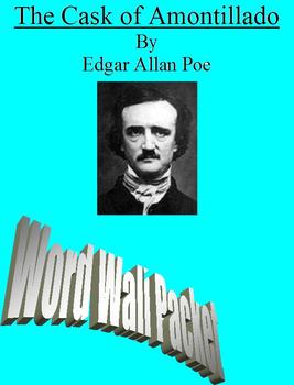 Preview of Edgar Allan Poe The Cask of Amontillado :Comprehensive Word Wall Packet