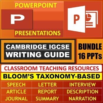 Preview of Comprehensive Reading and Writing Skills Bundle - PPTs