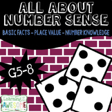 Number Sense - Grades 5-8 - Basic Facts, Number Knowledge,