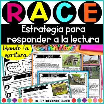 RACE Spanish Writing Strategy RACE Comprensión de Lectura usando Escritura
