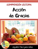 Comprensión lectora: Acción de Gracias