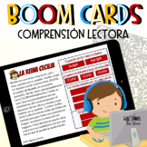 Comprensión lectora - Boom Cards