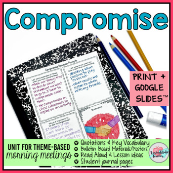 Preview of Compromise Activities Morning Meeting with Digital Morning Meeting Google Slides