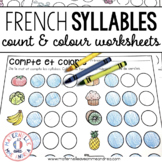 FRENCH Worksheets - Syllable Counting - Les syllabes (Cons