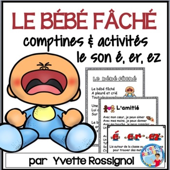 Preview of Comptine et activités pour le son é  er  ez    I  French phonics activities