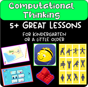 Preview of Computational Thinking Unit 5 Technology Lessons Kindergarten First Second Grade