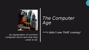 Preview of Computer Age Terminolgy