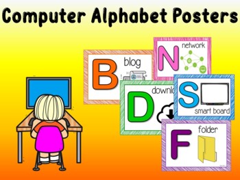 Preview of Computer Alphabet Posters