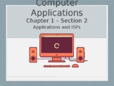 Computer Applications - Chapter 1.2 (Applications and ISPs)