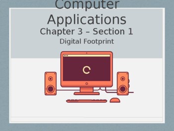 Preview of Computer Applications - Chapter 3.1 (Digital Footprint)