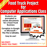 Computer Applications Class Food Truck Project - Google or