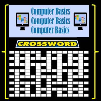 Preview of Computer Basics {Crossword Puzzle}
