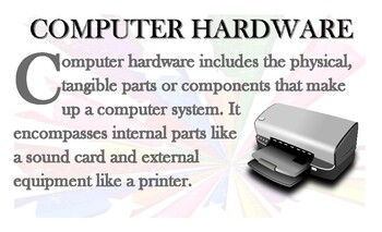 Preview of Computer Basics: Hardware, Software & Firmware