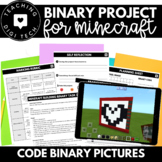 Minecraft Binary Coding Project | Binary Code Assessment | Binary Code Activity