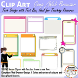 Computer Browser Textbox Clipart 1, Computer Social Media 