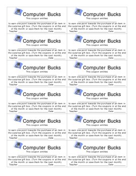 Preview of Computer Bucks: Incentives for Motivating Children to Learn Computers
