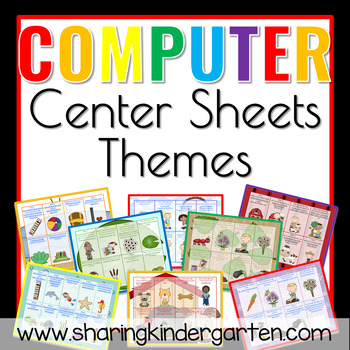Preview of Computer Center Sheets 2 {Themes}
