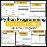 Python Programming Bundle - Text Based Coding - Computer Science