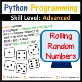 Computer Coding in Python - Random Numbers - IB Computer Science Worksheets