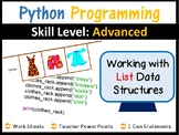 Computer Coding in Python 1D Arrays - IB Computer Science Worksheets