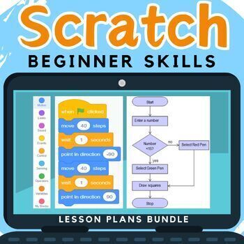 Preview of Computer Coding in Scratch Lesson Plans and Activities Bundle - Computer Science