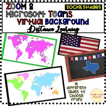 Preview of Computer Desktop Background for Teachers Social Studies map Alamo