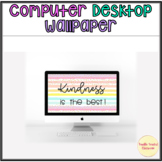 Computer Desktop Wallpaper Background for Teachers Rainbow