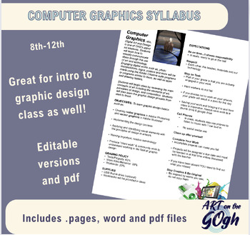 Preview of Computer Graphics Syllabus | Digital Design | Graphic Design