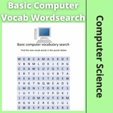 Computer Hardware Basic Wordsearch