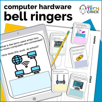 Preview of Computer Hardware Bell Ringer Activities  |  Digital and Printable