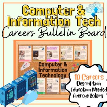 Preview of Computer & Information Technology Careers Bulletin Board! NO PREP!