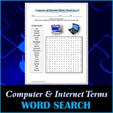 Computer & Internet Terms Word Search Puzzle