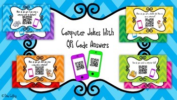 Preview of Computer Jokes with QR Code Answers