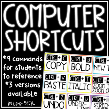 Preview of Computer Keyboard Shortcuts