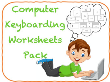 Preview of Computer Keyboarding Worksheets Pack