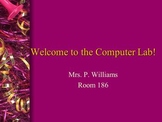 Computer Lab Introduction K-2