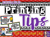 Computer Lab - Printing Tips