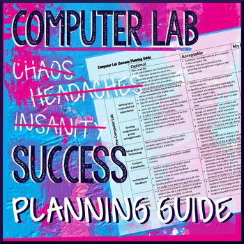 Preview of Computer Lab Success Rubric/Planning Guide