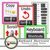 Computer Lab Tech Lab Keyboard Shortcuts Posters and Cheat Sheets